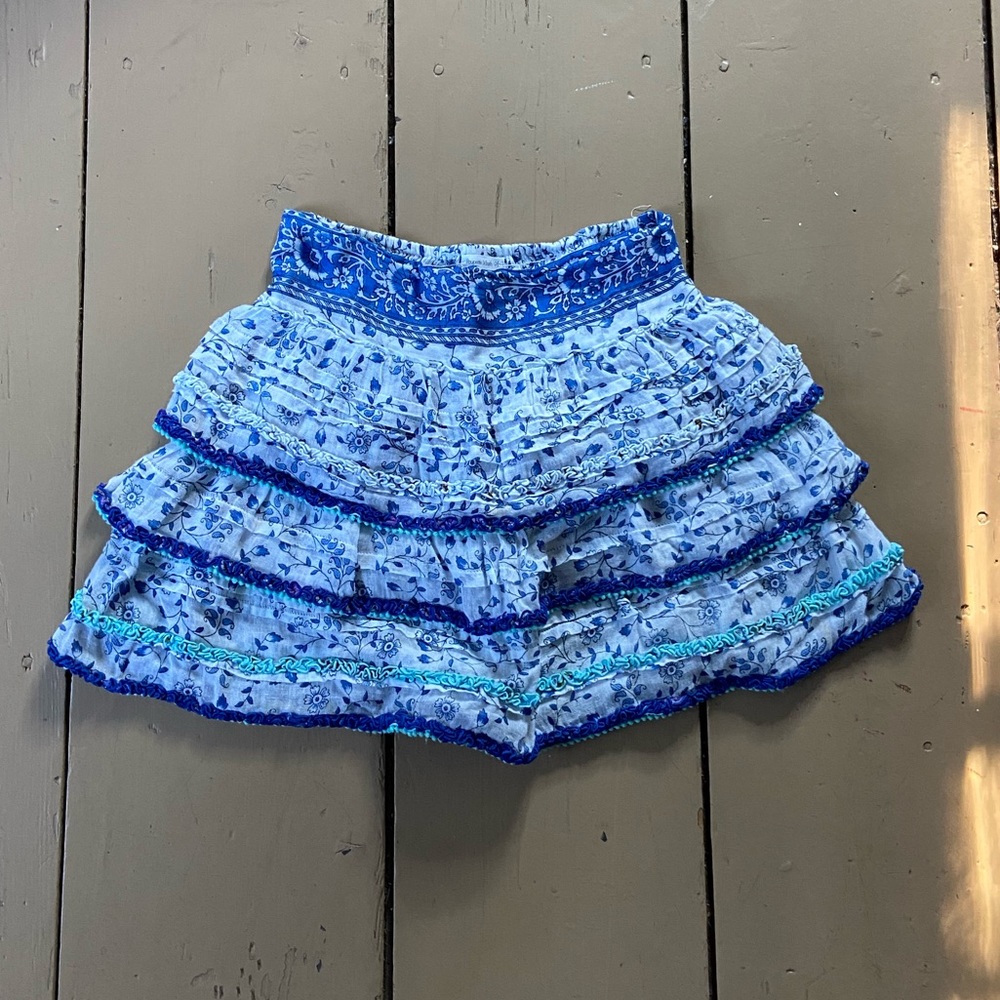 Poupette St.Barth printed mini skirt